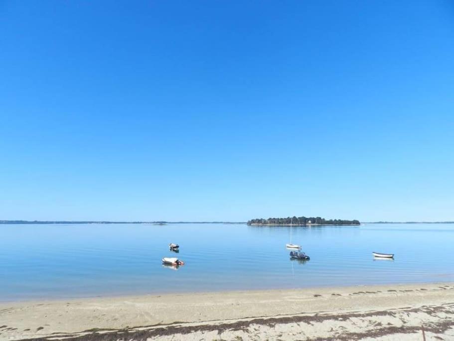 Meuble Sur L'Ile De Tascon A 300 M De La Plage Saint-Armel Kültér fotó