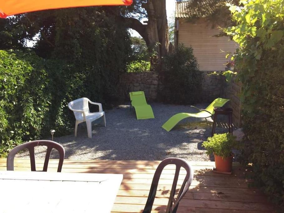Meuble Sur L'Ile De Tascon A 300 M De La Plage Saint-Armel Kültér fotó