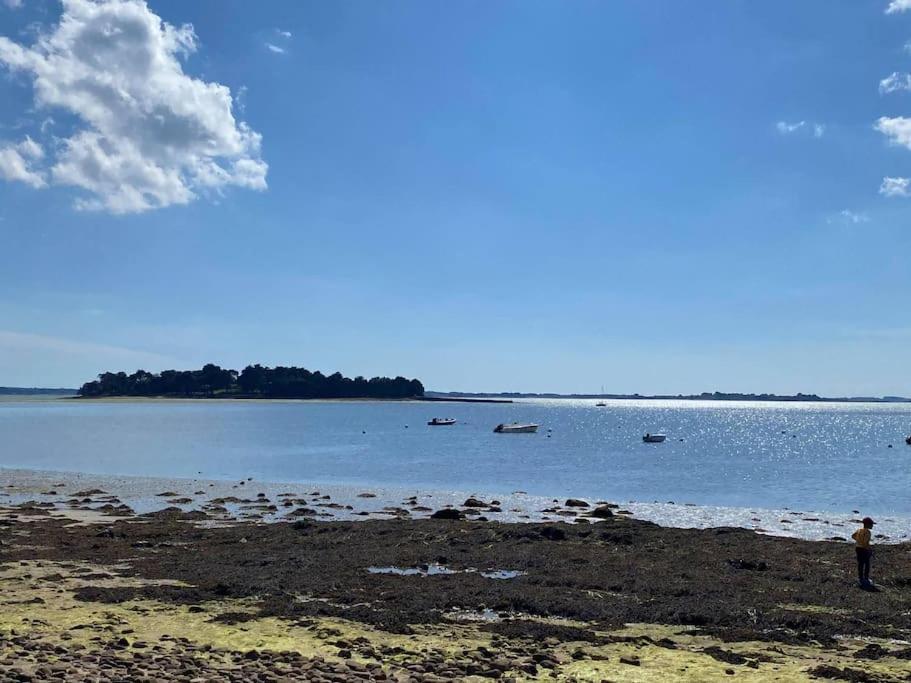 Meuble Sur L'Ile De Tascon A 300 M De La Plage Saint-Armel Kültér fotó